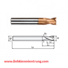 Mũi dao trụ D6.0 X R0.2 X 2F Mũi dao trụ D8.0 X R0.2 X 2F Mũi dao trụ D10.0 X R0.2 X 2F Mũi dao trụ D12.0 X R0.2 X 2F