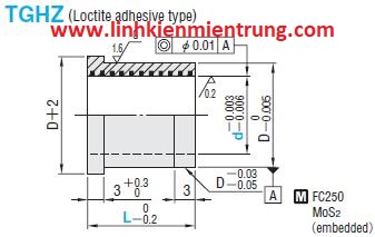 Bạc định vi TGHZ10,13,16,20,25