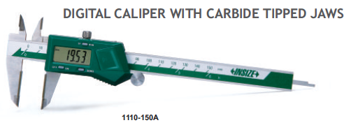 digital caliper with carbide tipped jaws 2