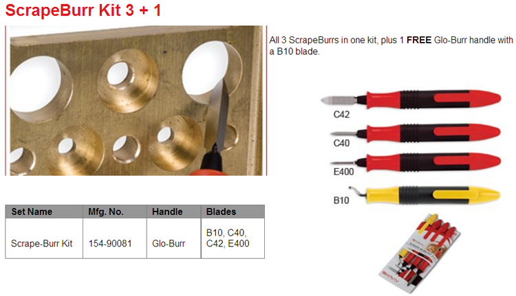 scrapeburr kit 3 1 2